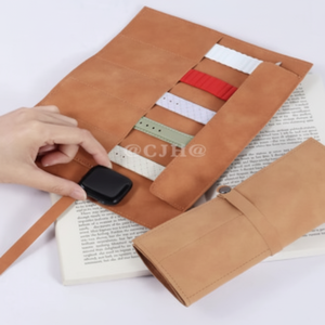 Custodia portatile per 1P cinturino orologio in pelle comode scatole e custodie - Product Image 1