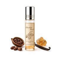 Coffret de parfum unisexe Chocolat Musc, personnalisable avec marque privée, parfum oriental arabe chocolaté épicé longue durée en roll-on