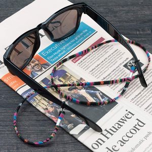 3 lots de lanière pour lunettes, sangles de lunettes de soleil, cordon de verre, lanière unisexe, lunettes de sécurité String (coloré)