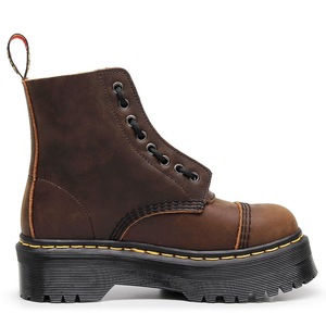 Stivali da <span class=keywords><strong>Donna</strong></span> alla Moda con Plateau a Metà Polpaccio, Taglie Grandi, in Vera <span class=keywords><strong>Pelle</strong></span> Bovina, Scarpe Chunky da <span class=keywords><strong>Donna</strong></span>, <span class=keywords><strong>Stivaletti</strong></span> Midi da <span class=keywords><strong>Donna</strong></span> Stile College - Product Image 3