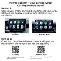 Nuevo Adaptador Inalámbrico Universal para Coche con Carplay USB Inteligente