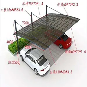 Nieuwe Stijl Eenvoudig Ontwerp Opvouwbare Auto Tuin Auto Garage Outdoor Luifel Tent Draagbare Gemakkelijk Gebruik Carport