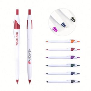 Stylo bille promotionnel à prix compétitif, personnalisable avec logo, en plastique, pour fournitures de bureau - Product Image 1