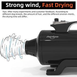 Pengering Hewan Peliharaan Shernbao DHD-2400T Super Powerful Dual Motor, Pengering Rambut Hewan Peliharaan, Pengering Udara, Pengering Anjing, Pengering Perawatan Hewan Peliharaan - Product Image 4