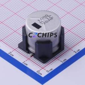 ตัวเก็บประจุอิเล็กโทรไลต์อะลูมิเนียมแบบ SMD รุ่น EEETP1H102V, ขนาด D18xL16.8 มม. ความจุ 1000uF ความคลื่นความถี่ 20% ของค่าที่กำหนด 50V 2.1A-100kHz - Product Image 1