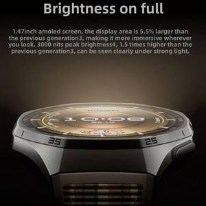 Hua-wei GT6 Pro 46mm, Reloj Inteligente para Hombre con Seguimiento de ECG+SpO2, Pantalla AMOLED de 1.47 Pulgadas con Llamadas Bluetooth+Resistente al Agua 5ATM - Product Image 4