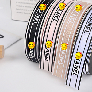 Bán buôn tùy chỉnh mang nhãn hiệu gói quà <span class=keywords><strong>Ribbon</strong></span> cho hoa Hot Bán sang trọng 1inch Hàn Quốc Thiết kế băng cho món quà bọc - Product Image 1