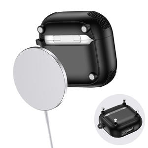 Funda de TPU de Diseño de Lujo para <span class=keywords><strong>AirPods</strong></span> Pro 2 3 4 con Soporte, Mosquetón, Diseño Magnético Antipérdida en la Parte Posterior, Color Personalizado - Product Image 6