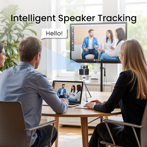 Toàn cảnh 360 độ °   Camera/Mic/Loa tất cả trong một, Hội nghị từ xa sống động, Kích thước bỏ túi 360 °   Máy ghi âm, góc nhìn cận cảnh của người phát biểu - Product Image 2