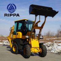 Harga Terjangkau Excavator Mini 4x4 Hidrolik Traktor Loader dengan Efisiensi Tinggi untuk Dijual