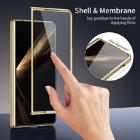 Étui de téléphone de luxe avec protection contre les chocs et givrage pour Honor Magic V5 V3, protection d'écran, protection intégrale anti-traces de doigts, accessoires mobiles