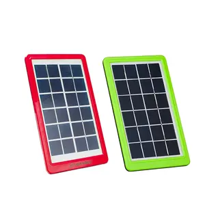 塑料框太阳能手机充电器控制器6v 3w小尺寸便携式太阳能电池板，带usb端口