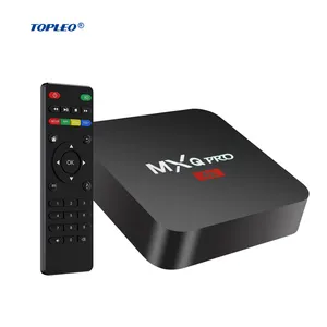 Topleo Tv Box Android 7.1 Mxq Pro 4K Hd 2.4G 5G Dual Wifi Set Top Box Tv Digital Super Tv Box