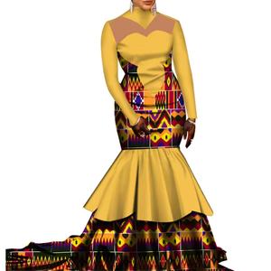 Nouvelles Robes de Mariage Africaines Plissées pour Femmes, Vêtements Grande Taille, Mode Patchwork, Longues Robes de Soirée Élégantes pour Dames 364 - Product Image 1