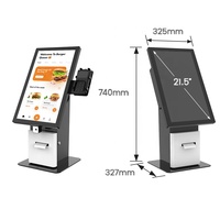 Machine interactive de kiosque de paiement de libre-service d'écran tactile de commande de bureau de 21.5 pouces pour le magasin commode