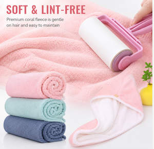 Serviette de séchage pour <span class=keywords><strong>cheveux</strong></span> en <span class=keywords><strong>microfibre</strong></span>, bonnet absorbant à séchage rapide, serviette de bain super absorbante pour femmes - Product Image 4
