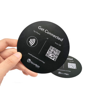 Oem tùy chỉnh 13.56MHz không thấm nước PVC Vòng NFC bảng <span class=keywords><strong>tag</strong></span> QR Sticker tấm lập trình - Product Image 1