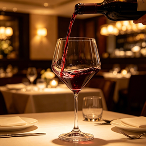 Calice da <span class=keywords><strong>Vino</strong></span> in Cristallo da 590ml, Soffiato a Mano, Design Classico per Banchetti e Uso Quotidiano, Bicchiere da <span class=keywords><strong>Vino</strong></span> Rosso con Bordo Ultra Elegante - Product Image 1