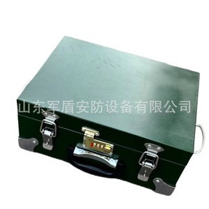 Caja a prueba de explosiones para minas, rectangular de metal con asas para almacenamiento de fuegos artificiales, diseño industrial, de una sola capa - Product Image 4