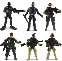 Juego de soldados del ejército de plástico, Arma de juguete, juguetes militares