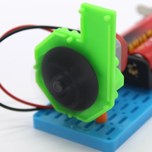 Mini soplador 1, Kit de ciencia DIY, juguete educativo de plástico para niños de 7 a 9 años, modelo de forma geométrica de funcionamiento manual - Product Image 3
