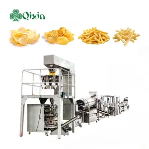100-500kg/h Automatic Plantain Chips Fresh Potato Chips Making Machine Production Line Price