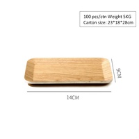 Plateau en bois de forme personnalisée, styles rectangulaires, ronds et irréguliers