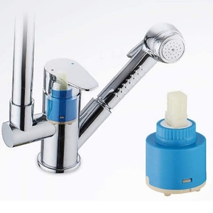 Single Handle Kitchen Basin Bathroom Faucet Parts Faucet Valve Replacement Faucet Cartridge Ceramic <b>Disc</b> Cartridge - Product Image 5