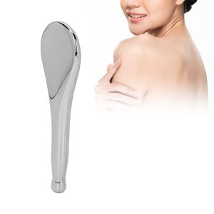 Atacado de fábrica meridianos <span class=keywords><strong>facial</strong></span> raspagem ferramenta de acupuntura de aço inoxidável massageador ponto gua sha ferramenta para todo o corpo - Product Image 6