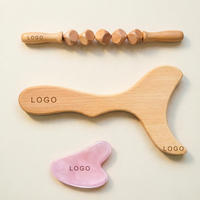 Masseur professionnel en bois pour le visage et le corps, outil de massage Gua Sha pour sculpter le visage et le corps