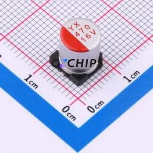 SPT1CM471F09TRVZC ตัวเก็บประจุแบบแข็ง SMD, D8xL9 มม. ( ความจุ: 470uF ) ( ความแม่นยำ: 20% แรงดันไฟฟ้าที่กำหนด: 16V ) - Product Image 1