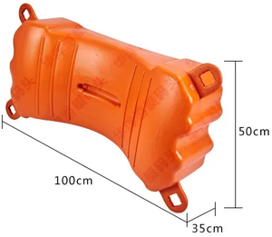 Fabbricazione diretta DIY HDPE modulare galleggiante pontone Jet Ski PE materiale Jet Ski con parte pistone - Product Image 5