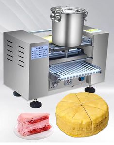 Machine à crêpes, machine à tortillas, machine à rouleaux d'œufs, machine à crêpes fines, machine à samosas, machine à roti, vente en gros de gâteaux mille-feuilles - Product Image 3