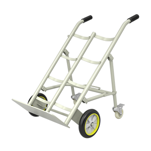 عربة يدوية لأسطوانات الغاز بأربع عجلات، عربة يدوية مزدوجة للأسطوانات، عربة نقل مزدوجة للأسطوانات - Product Image 2