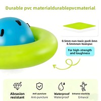 Fauteuil à bascule gonflable en PVC personnalisé pour la protection de l'environnement, design flottant épaissi et résistant à l'usure, capacité de 120 kg