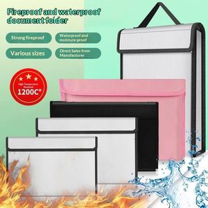Bolsa de Almacenamiento de Archivos Ignífuga e Impermeable, Gran Capacidad, para Documentos de Seguro, Efectivo, Certificados de Propiedad, Formato A4 - Product Image 2