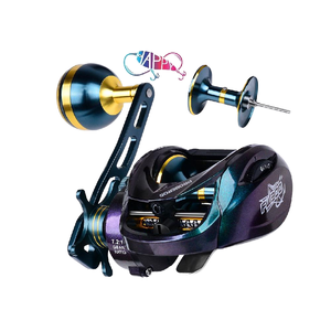 KEKAXI High Quality Metal BaitCasting Reels 12kg Drag 5+1BB Ball Bearings Saltwater Spinning Reel 7.2:1 Gear Ratio Right <b>Hand</b> - Product Image 1