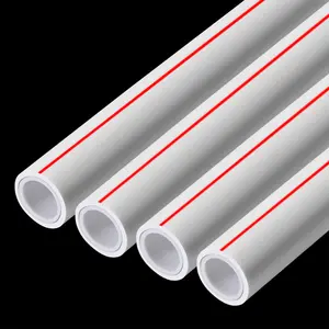 Custom Printed Quality Insulation Plastic Drip Irrigation Ppr Pipe Plastic Ppr Underground Drinking Water Pipe
