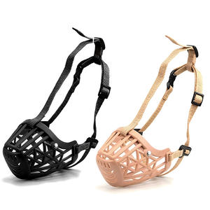 Conjunto de Correa y Bozal de Nailon para Perro, Anti-Mordidas, Diseño de Pico de Pato, Patrón Sólido, Ecológico, Duradero, Accesorio para Mascotas con Cinta para Cachorros - Product Image 1