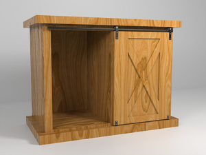 Mini porte coulissante, pièces, <span class=keywords><strong>Kit</strong></span> quincaillerie pour penderie, porte d'armoire en bois - Product Image 5
