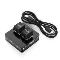 Outemu Mekanik Mini Programlanabilir RGB Arkadan Aydınlatmalı USB Klavye, 2/3/4/6 Makro Tuşlu ve Yeni Kasalı, Masaüstü Uygulamaları için
