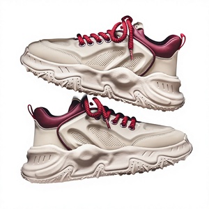 Zapatillas de Running Retro para Hombre, Transpirables, con Entresuela EVA Gruesa y Suave, Ligeras, para Otoño, Primavera, Verano e Invierno, para Caminar y Hacer Deporte - Product Image 1