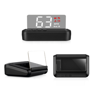 New Arrival 3 Inch C100 Đồng Hồ Tốc Độ Báo Động Ô Tô Xe HUD Không Dây Head Up <span class=keywords><strong>Display</strong></span> OBD2 - Product Image 3