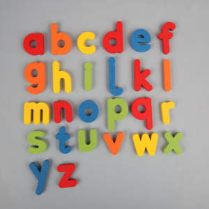 Animal Card Board Matching Puzzle Game ABC Wooden Learning Letters Alphabets Flash Cards Set For Toddlers