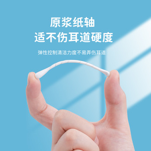 Kefu Home Care – cotons-tiges à double extrémité en forme de goutte d'eau et de cuillère pour le nettoyage des oreilles, du nez et de la bouche, multi-usages - Product Image 5