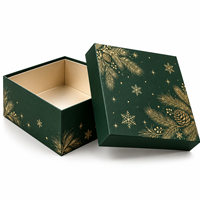 Luxuriöse Weihnachts-Geschenkbox mit Individuellem Logo, Premium-Papierverpackung für Kerzen, Kosmetik, Schokolade, Schmuck und Festtags-Geschenksets