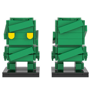 MOC7608-7615 Lucian Senna Riven Akali Amumu Ashe Jhin Lee Sin <span class=keywords><strong>Marco</strong></span> <span class=keywords><strong>Rossi</strong></span> jeu tête carrée assembler des blocs de construction pour enfants jouet - Product Image 6