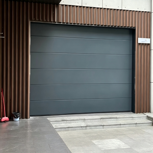 <span class=keywords><strong>Porte</strong></span> de <span class=keywords><strong>garage</strong></span> sectionnelle en acier pré-fabriquée sur mesure, <span class=keywords><strong>porte</strong></span> de <span class=keywords><strong>garage</strong></span> automatique isolée en mousse PU pour villa, certifiée CE - Product Image 2