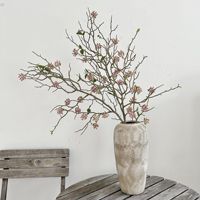 Realistich 3D gedroogd zacht aanvoelend plastic fruit, kunstbloemen, geschilderde botpijltjes techniek, hotel en homestay set ontwerp