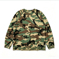 T-shirt décontracté anti-rétrécissement à col rond et manches longues, style hip-hop, haute qualité, respirant, pour le streetwear classique – Nouveauté fournisseur